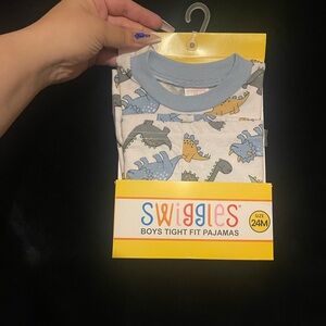 Swiggles Boys Pajamas in Yellow Packaging